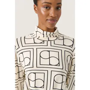 Jersey de cuello alto para mujer Soaked in Luxury Hanadi image-5