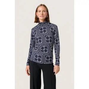 Jersey de cuello alto para mujer Soaked in Luxury Hanadi image-2