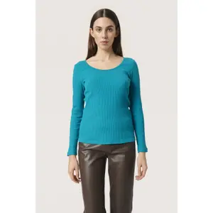 Dames-T-shirt met lange mouwen Soaked in Luxury Simone image-1
