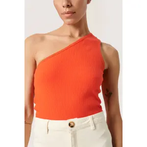 Débardeur epaule unique femme Soaked in Luxury Simone image-5