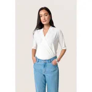 Women's wrap blouse Soaked in Luxury Columbine image-2