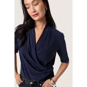 Women's wrap blouse Soaked in Luxury Columbine image-5
