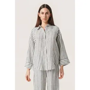 Camisa de manga comprida feminina Soaked in Luxury Giselle Hela image-1