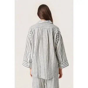 Camisa de manga comprida feminina Soaked in Luxury Giselle Hela image-5