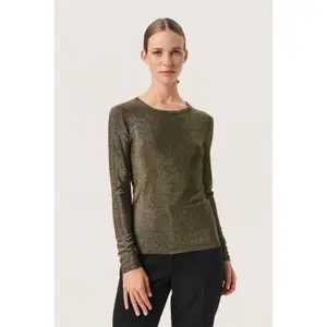 T-shirt de manga comprida feminina Soaked in Luxury Skylara image-3