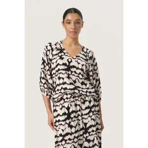 Blusa de comprimento 3/4 para mulher Soaked in Luxury Alize image-1