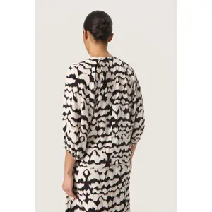 Blusa de comprimento 3/4 para mulher Soaked in Luxury Alize image-3