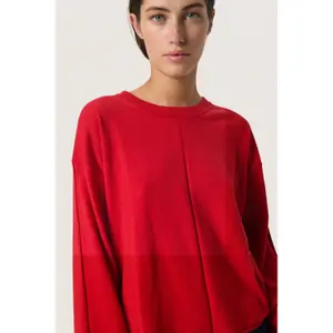 Pullover mit Rundhalsausschnitt Damen Soaked in Luxury Spina image-6