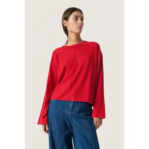 Pullover mit Rundhalsausschnitt Damen Soaked in Luxury Spina image-3