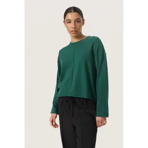 Pullover mit Rundhalsausschnitt Damen Soaked in Luxury Spina image-2