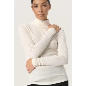 Jersey de manga larga con cuello alto para mujer Soaked in Luxury Fauna image-5