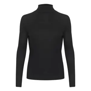 Women's long sleeve turtle neck sweater Soaked in Luxury Fauna image-0