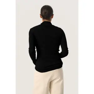 Women's long sleeve turtle neck sweater Soaked in Luxury Fauna image-4