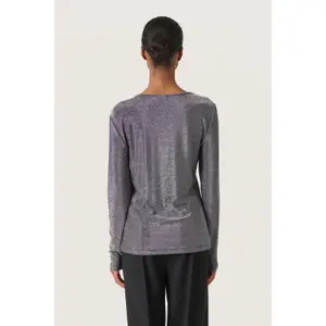 Γυναικείο T-shirt με κόμπο Soaked in Luxury Skylara image-6