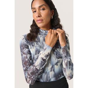 Women's long-sleeved stand-up collar T-shirt Soaked in Luxury Hartley image-2