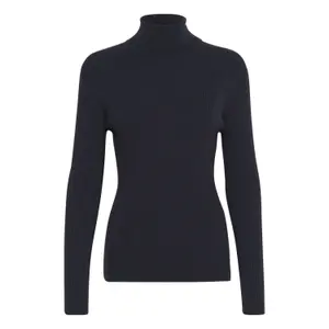 Saltador de gola rulê feminino Soaked in Luxury Sina image-0