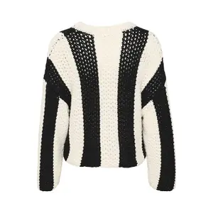 Sweter w paski damski Soaked in Luxury Menaka image-1