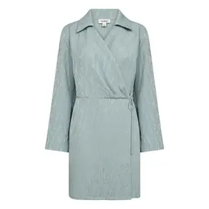 Wrap dress for women Soaked in Luxury Nera image-0