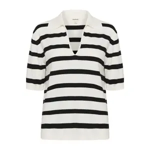 Polo de rayas para mujer Soaked in Luxury Spina image-0