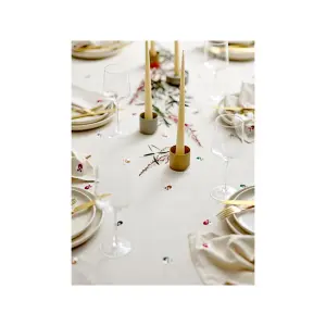 Cloth napkin Södahl Christmas Hearts Embroidery (x4) image-2