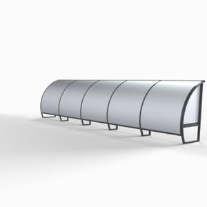 All-aluminum 15-person touch shelter Sodex Sport image-1