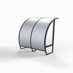 All-aluminium 4-person touch shelter Sodex Sport image-1