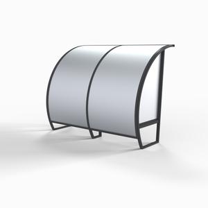 All-aluminum 5-person touch shelter Sodex Sport image-1