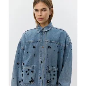 Women's denim jacket Sofie Schnoor Amayasw Boxy image-5