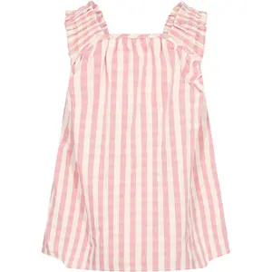 Checked girls' tank top Sofie Schnoor image-1