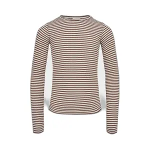 Striped long-sleeve T-shirt for girls Sofie Schnoor Petriciasy image-0