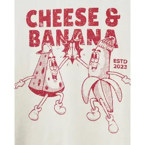 Girl's T-shirt Sofie Schnoor Zenasy Cheese & Banana image-2