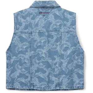 Denim uden ærmer til piger Sofie Schnoor Carolesy image-1