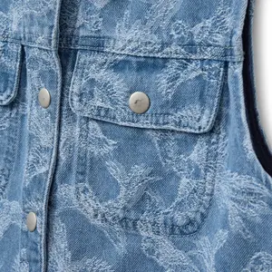 Denim uden ærmer til piger Sofie Schnoor Carolesy image-2