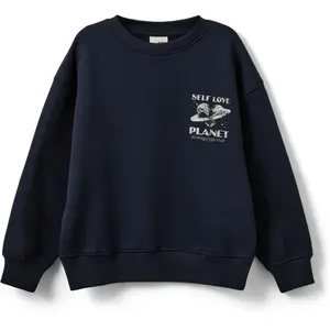 Self Love Planet Printed Sweatshirt for Girls Sofie Schnoor Elisy image-0