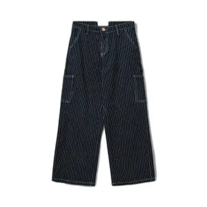 Jeans risca com corte regular menina Sofie Schnoor Ciannasy
