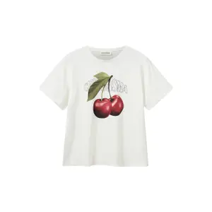 Printed cherry t-shirt for women Sofie Schnoor Zenasw image-0