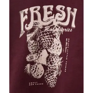 Hoodie mit Himbeer-Print für Damen Sofie Schnoor Eli image-2