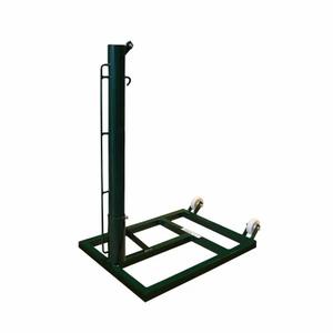 0012312-sada-2-mobilnich-kovovych-tenisovych-sloupku-softee-equipment-cerna-o80-mm