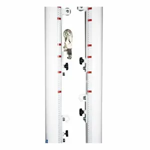Lot de 2 poteaux multi-hauteurs fixe aluminium Softee Equipment image-3