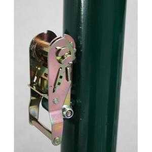 Justerbara flyttbara metallstolpar Softee Equipment (x2) image-1