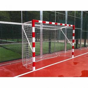 Set of 2 fixed metal futsal/handball goals Softee Equipment