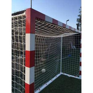 Set of 2 mobile metal futsal/handball goals with base Softee Equipment image-2