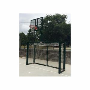 Sæt med 2 futsal-/håndboldmål med basketballkurv Softee Equipment