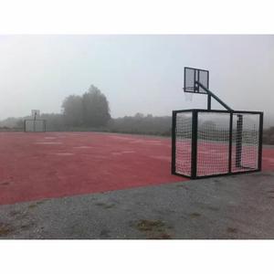 Sæt med 2 futsal-/håndboldmål med basketballkurv Softee Equipment image-1