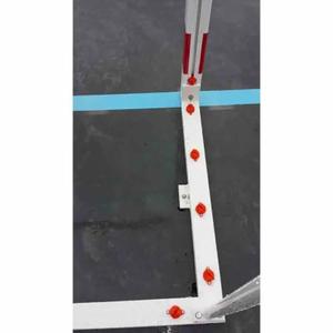 Lot de 2 buts de futsal/handball aluminium mobile avec base Softee Equipment image-1