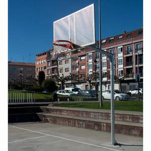 Set of 2 anti-vandalism galvanized basketball baskets Softee Equipment image-1