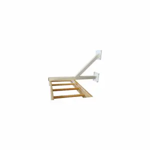 Lot de 2 échelles linéaire horizontale bois avec support Softee Equipment