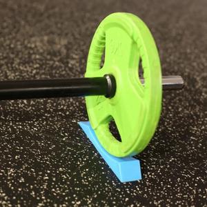 Zone antidérapante pour barre à disques de musculation Softee image-2