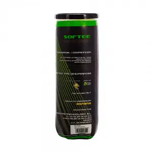 Tube of 3 tennis balls Softee Pro image-2