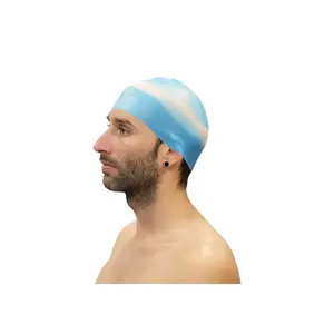 Lote de 10 gorros de baño de silicona Softee image-0